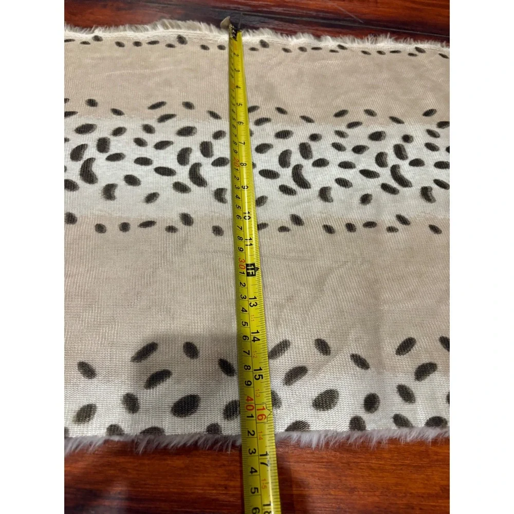 Boho Leopard Print Table‎ Runner Placemat Set Faux Fur Trim
